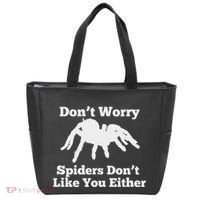 Spider Lover Gift For Women Fear Scared Tarantula Creepy Tote Bag thumb 0
