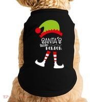 Santas Little Helper Elf Holiday Doggie Tank thumb 0