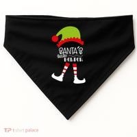 Santas Little Helper Elf Holiday USA-Made Doggie Bandana thumb 0