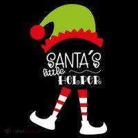 Santas Little Helper Elf Holiday Ornament thumb 1
