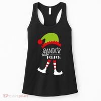 Santas Little Helper Elf Holiday Women's Tank Top thumb 0
