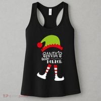 Santas Little Helper Elf Holiday Women's Tank Top thumb 3