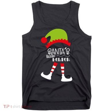 Santas Little Helper Elf Holiday Tank Top