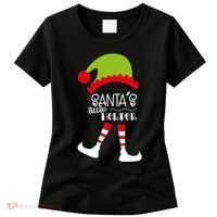 Santas Little Helper Elf Holiday Women's T-Shirt thumb 0
