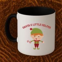 Santa's Little Helper Coffee Mug thumb 2