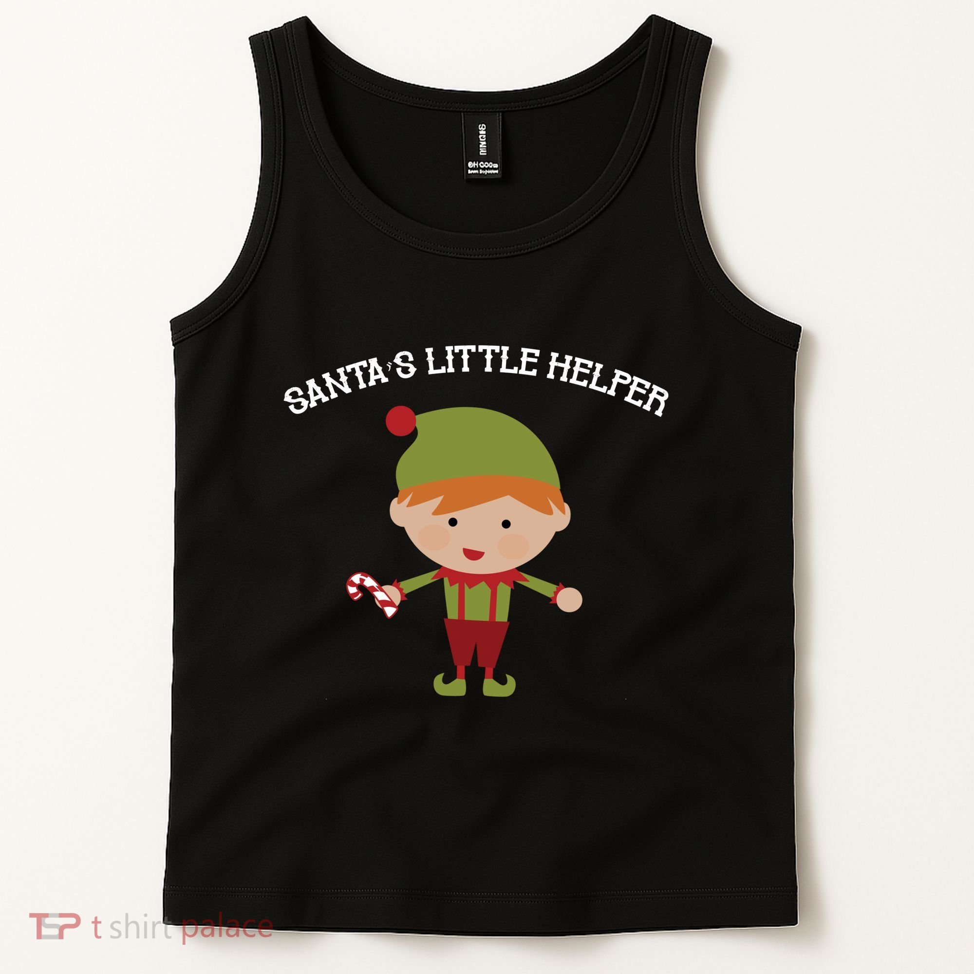 Santa's Little Helper Tank Top