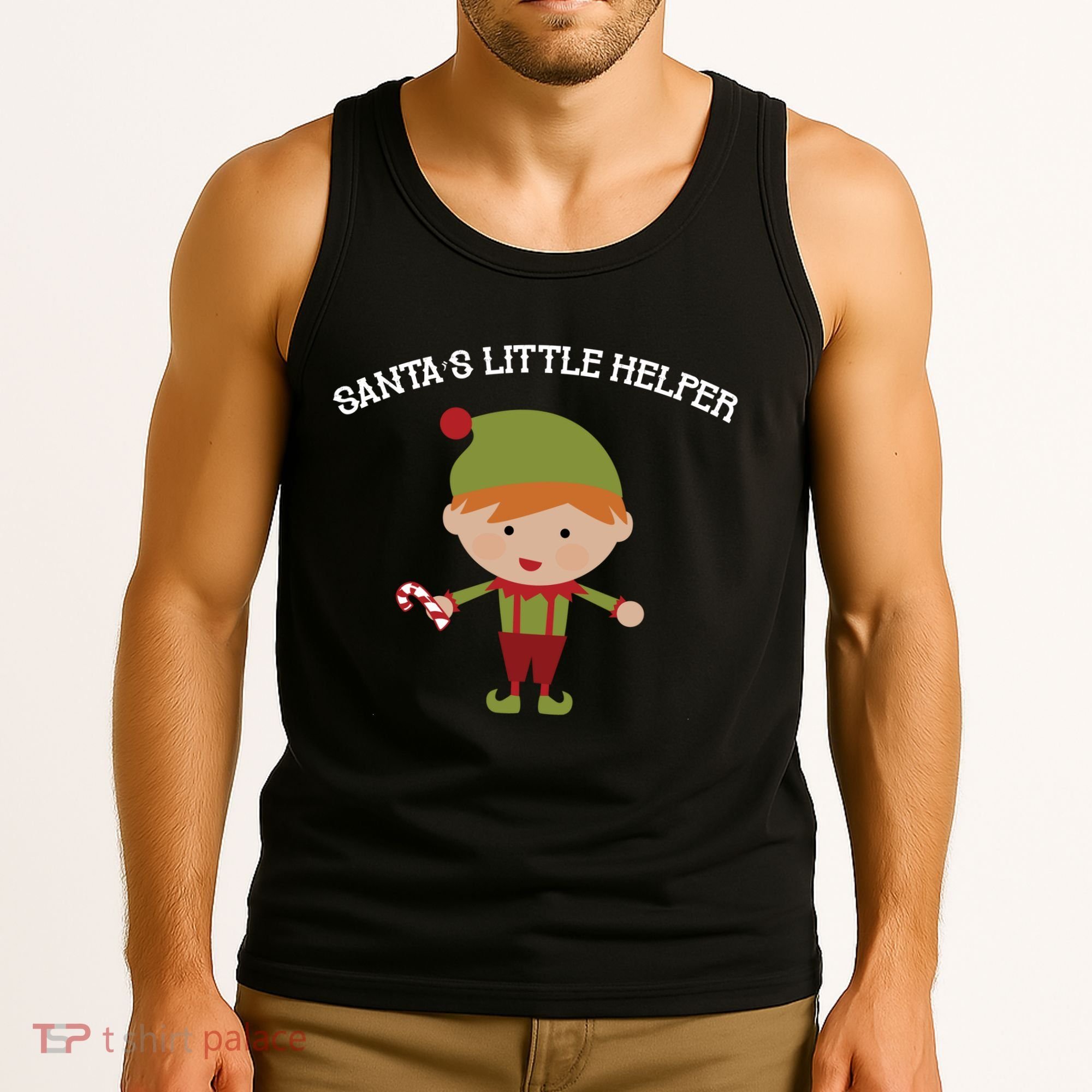 Santa's Little Helper Tank Top