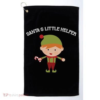 Santa's Little Helper Golf Towel