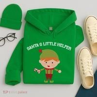 Santa's Little Helper Hoodie thumb 4