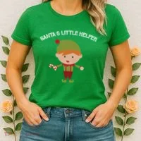 Santa's Little Helper Women's T-Shirt thumb 2