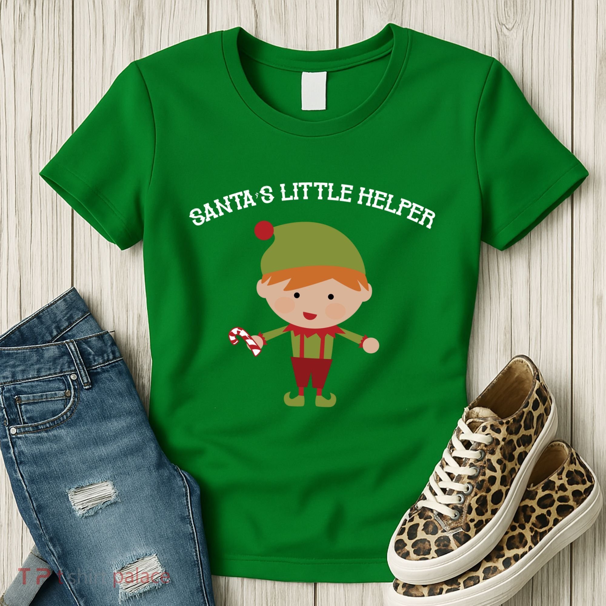 Santa's Little Helper Women's T-Shirt