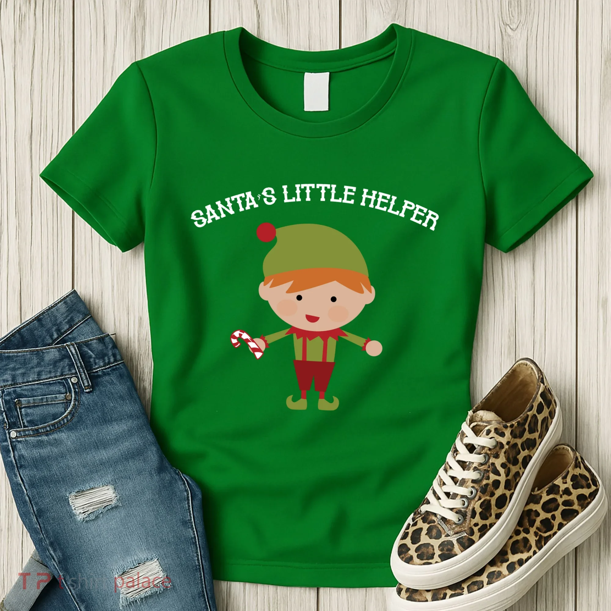 Santa's Little Helper Women's T-Shirt