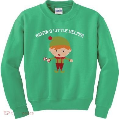 Santa's Little Helper Kids Sweatshirt