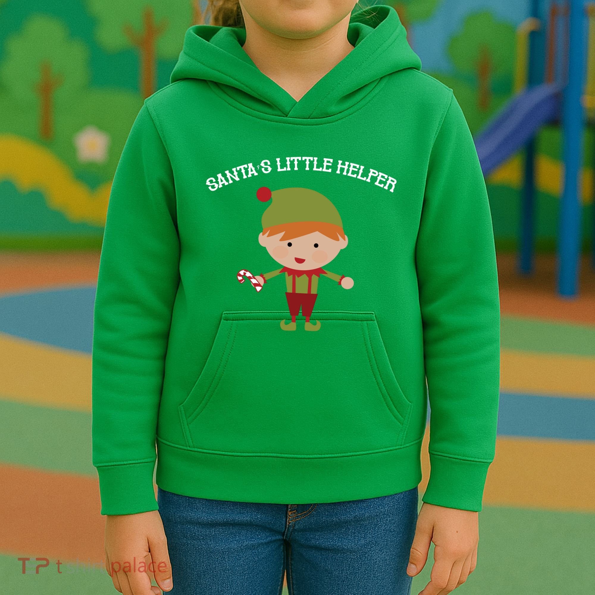 Santa's Little Helper Kids Hoodie