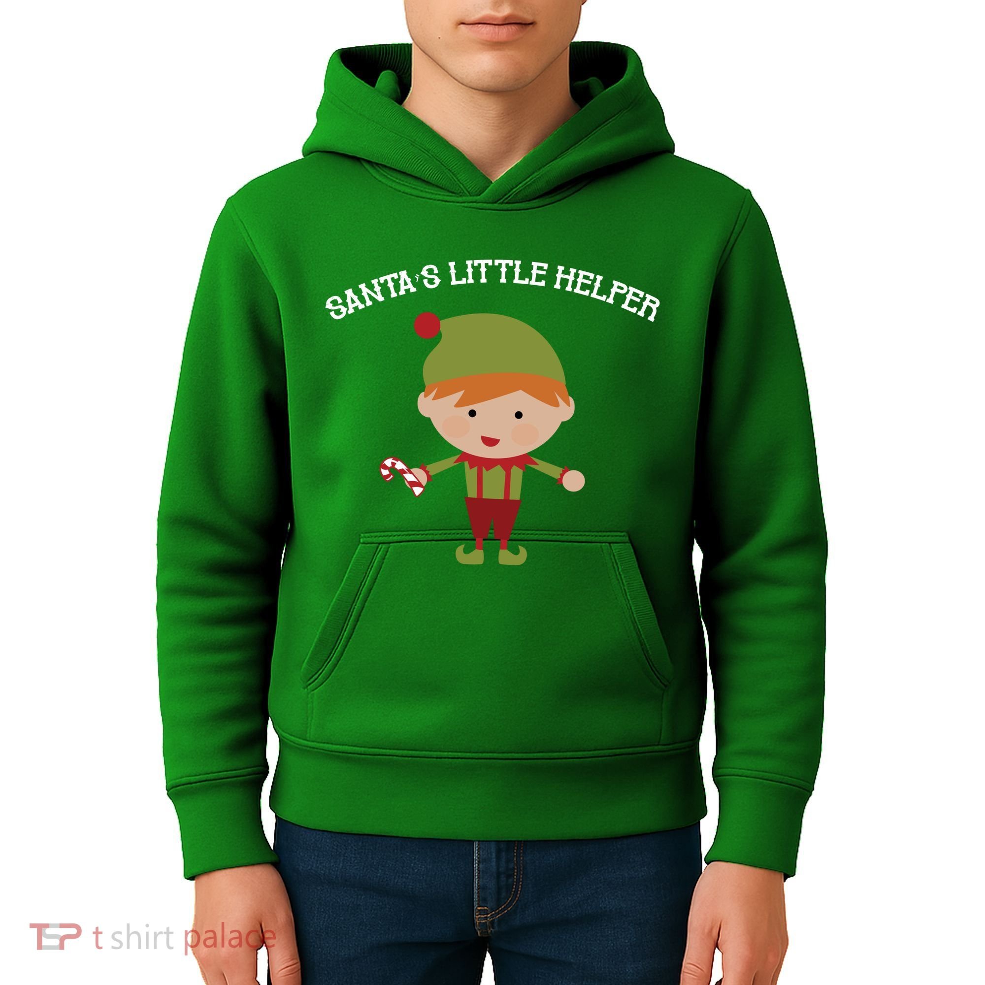 Santa's Little Helper Kids Hoodie