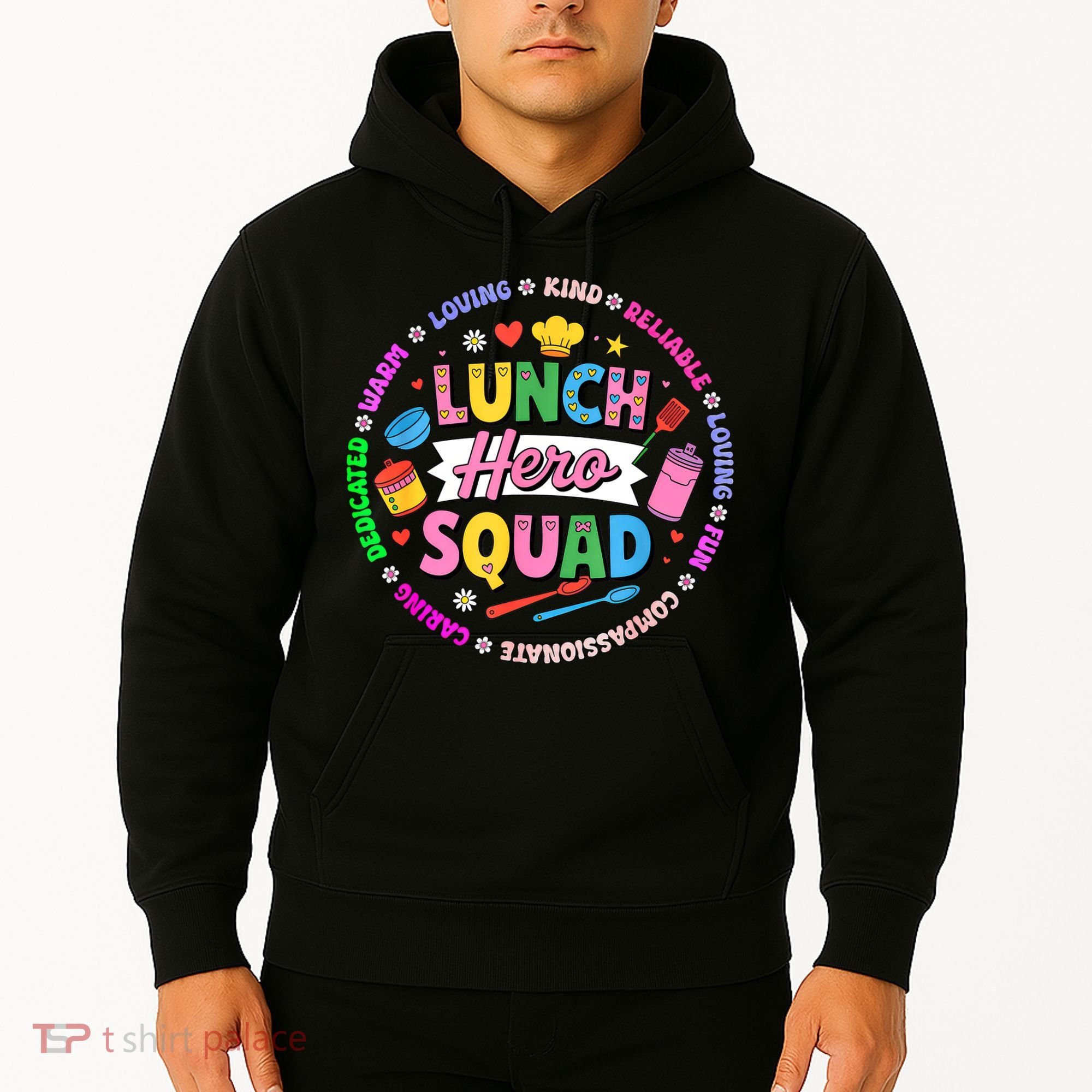 School Lunch Hero Squad Hoodie