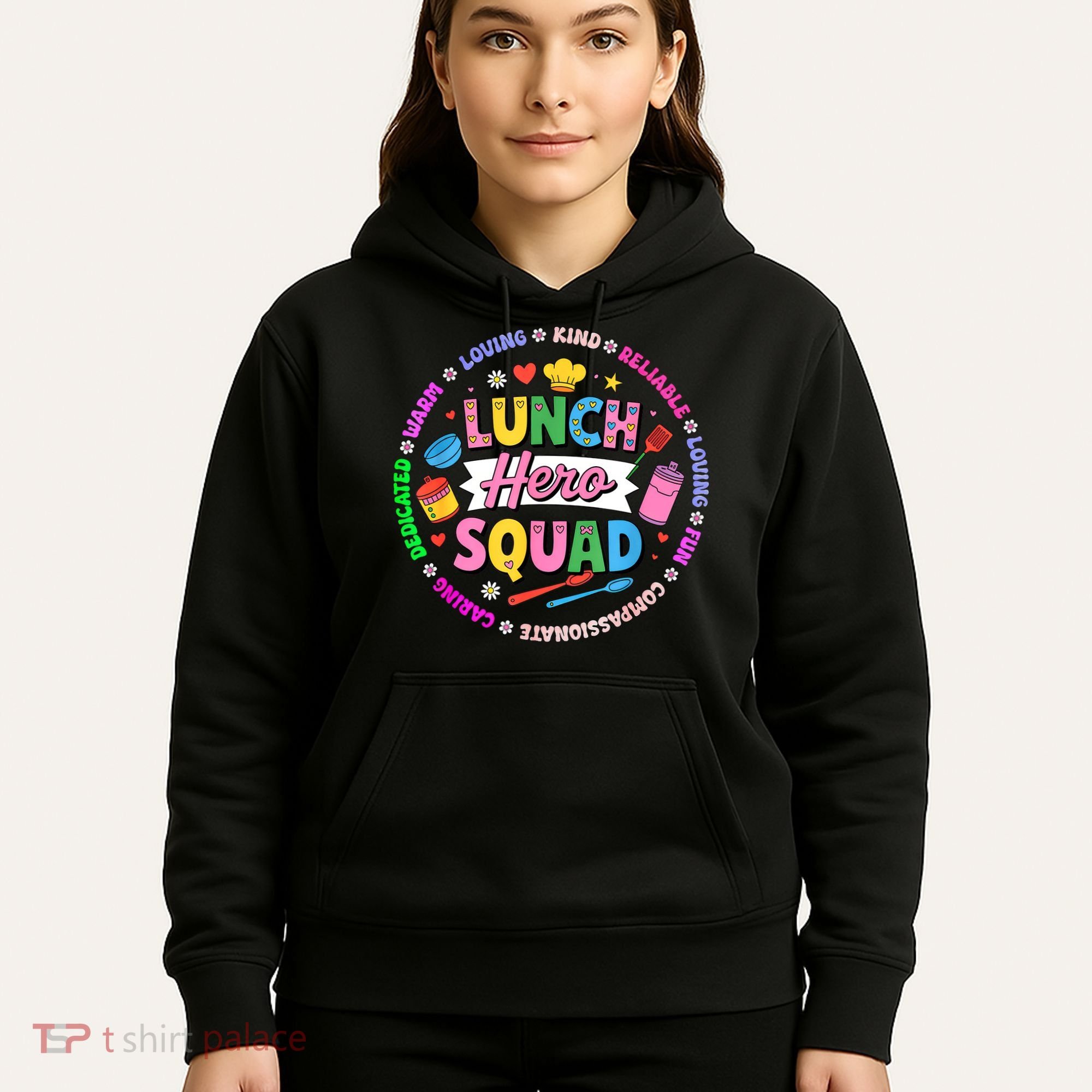 School Lunch Hero Squad Hoodie