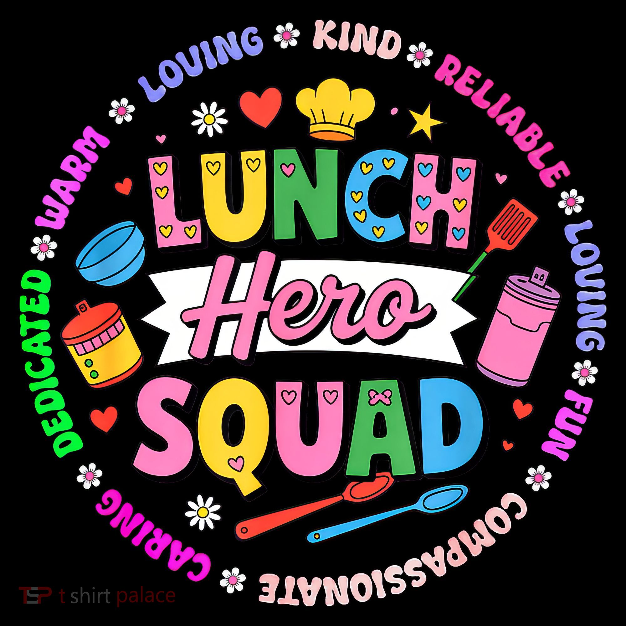 School Lunch Hero Squad Hoodie
