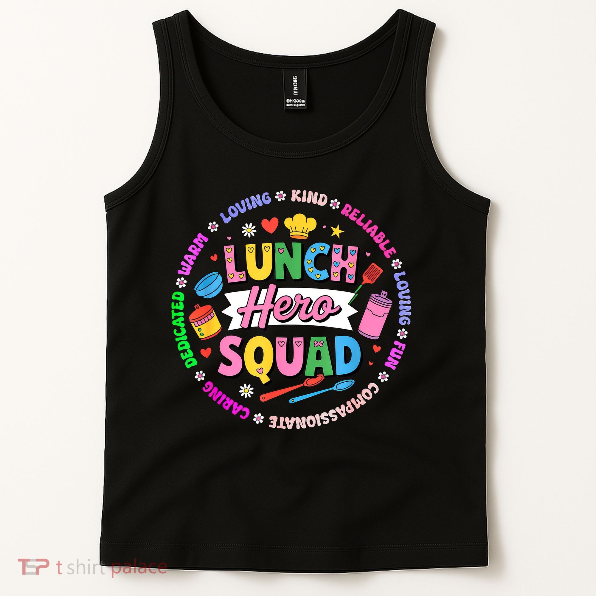 School Lunch Hero Squad Tank Top
