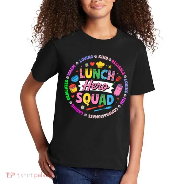 School Lunch Hero Squad Kids T-Shirt