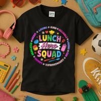 School Lunch Hero Squad Kids T-Shirt thumb 3