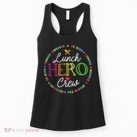 School Lunch Hero Squad Funny Cafeteria Workers Crew Lady Women's Tank Top thumb 0