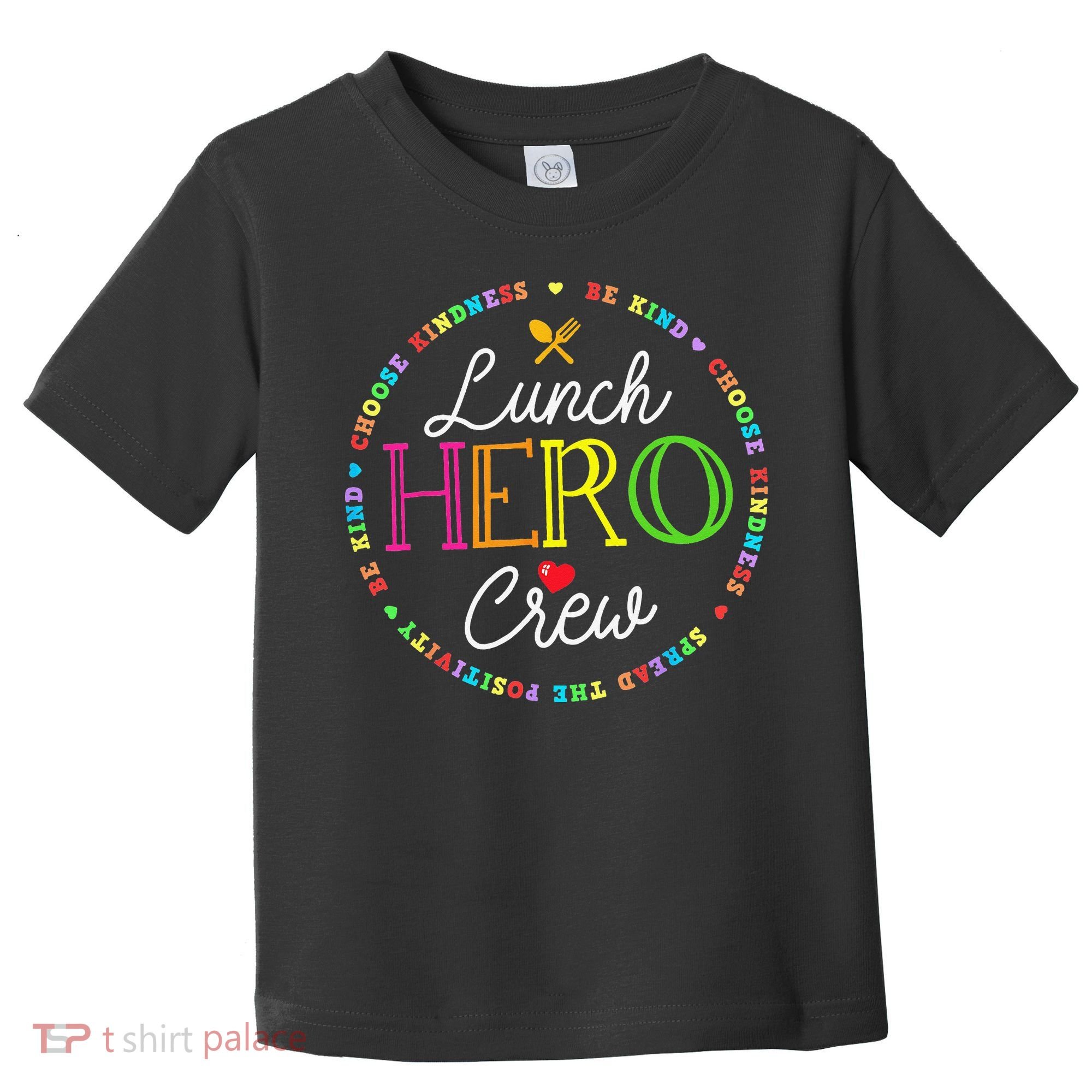 School Lunch Hero Squad Funny Cafeteria Workers Crew Lady Toddler T-Shirt