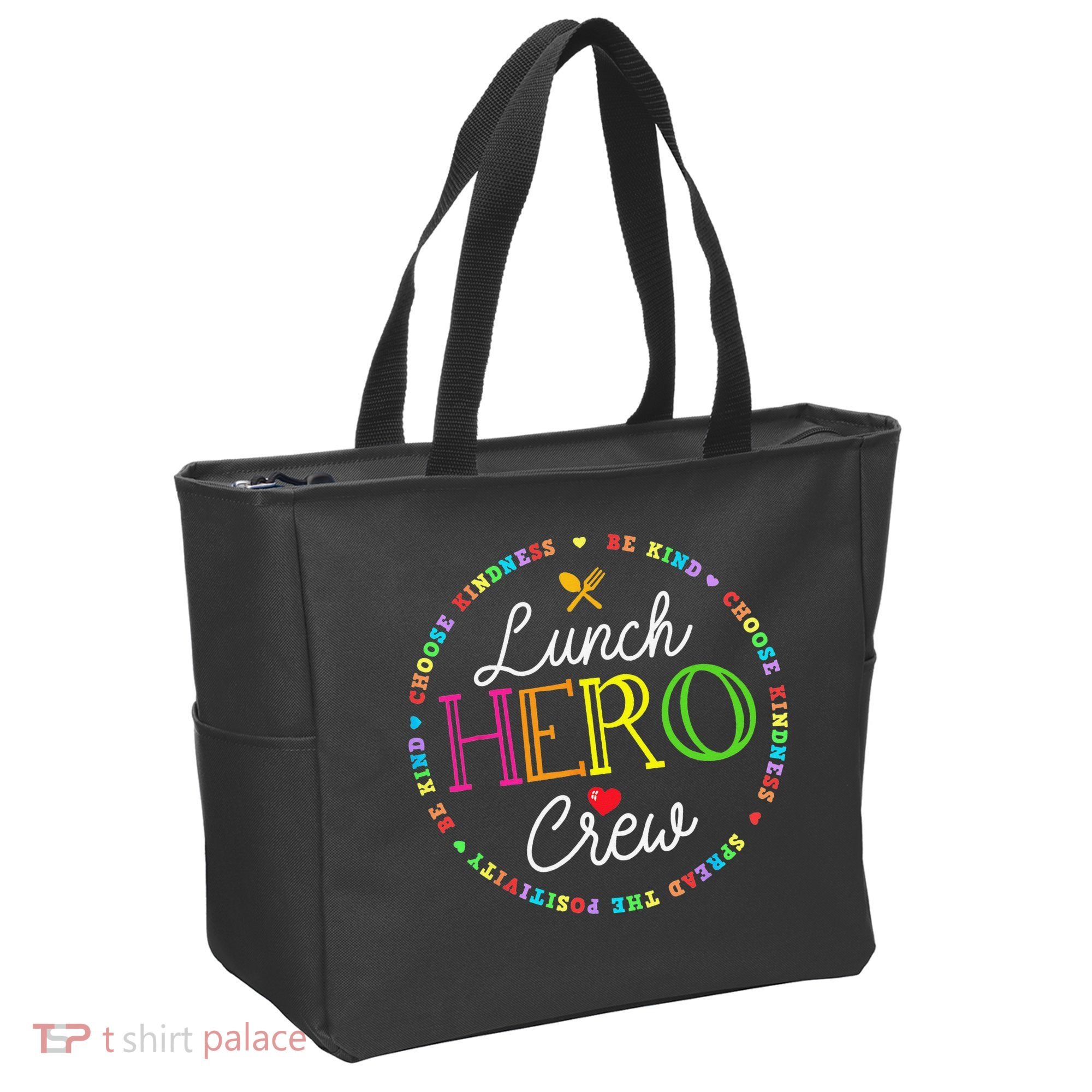 School Lunch Hero Squad Funny Cafeteria Workers Crew Lady Tote Bag