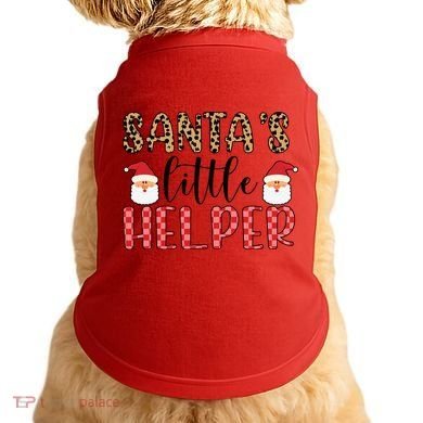 Santa's Little Helper Doggie Tank