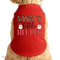 Santa's Little Helper Doggie Tank thumb 0