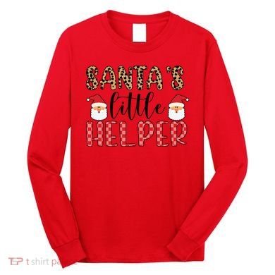 Santa's Little Helper Long Sleeve Shirt