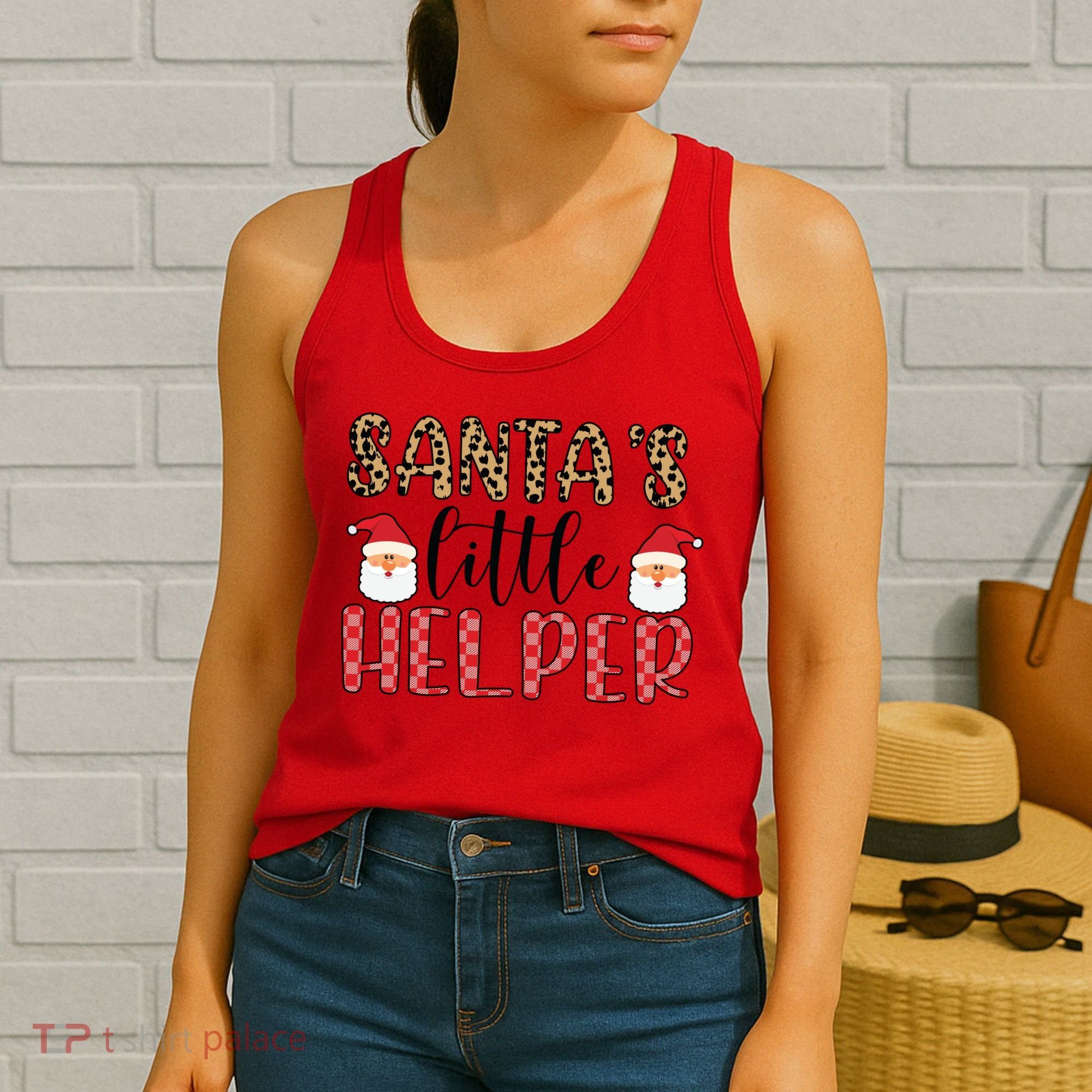 Santa's Little Helper Women's Tank Top