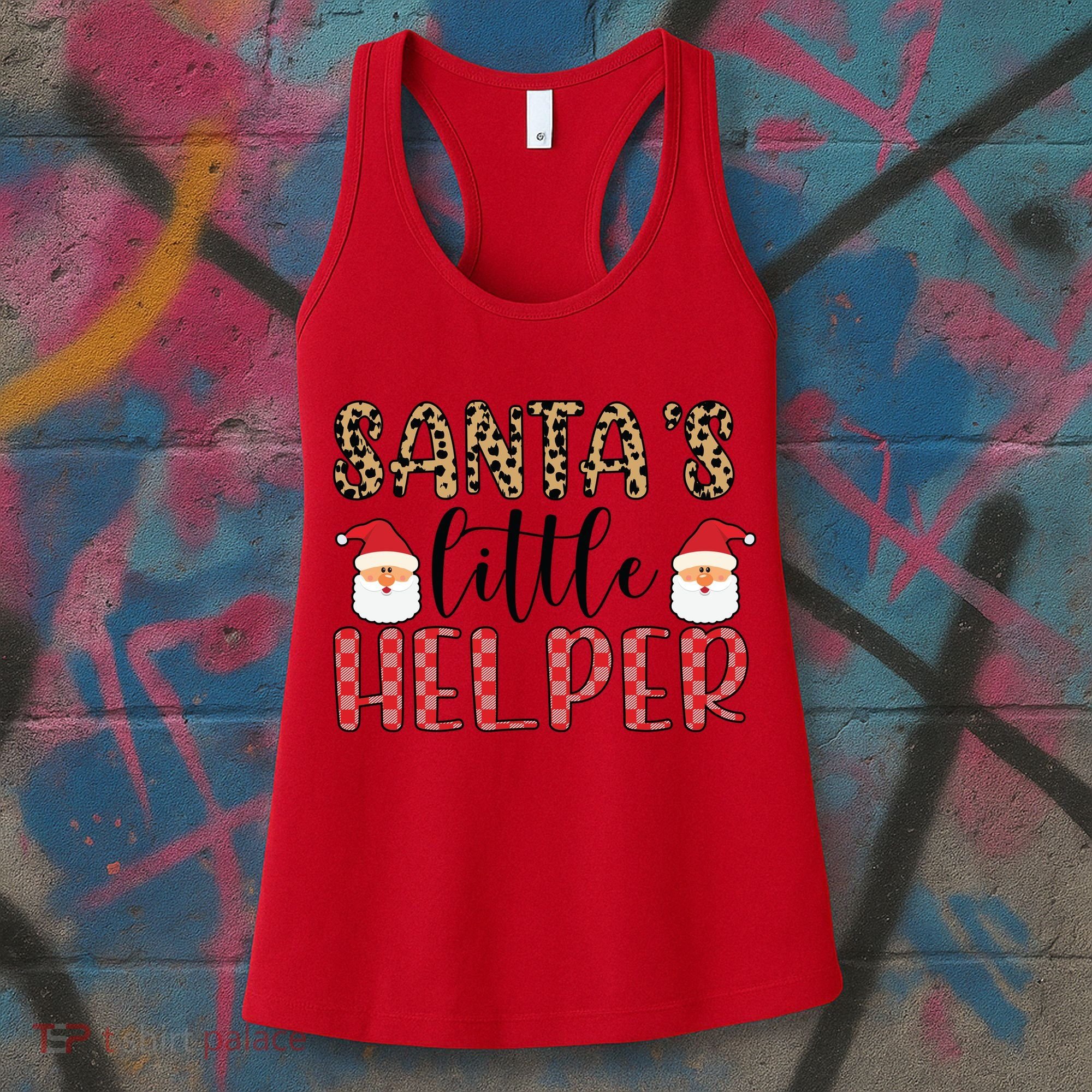 Santa's Little Helper Women's Tank Top