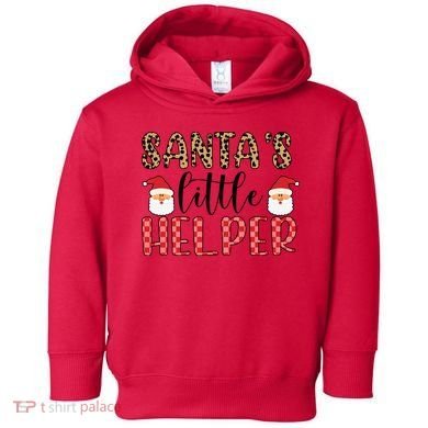 Santa's Little Helper Toddler Hoodie