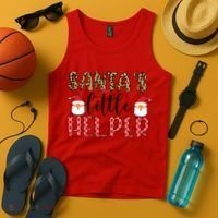 Santa's Little Helper Tank Top thumb 4