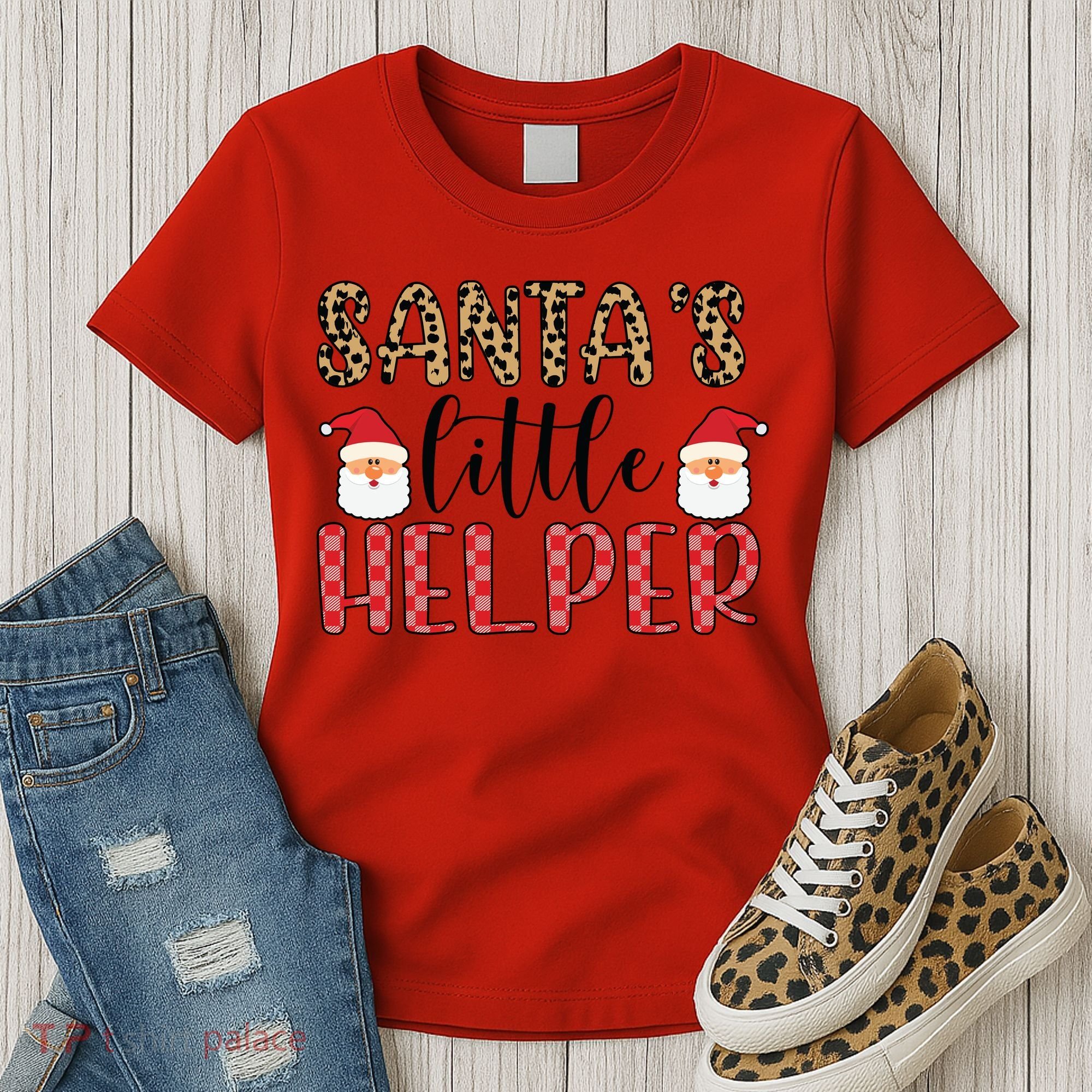 Santa's Little Helper Women's T-Shirt