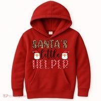 Santa's Little Helper Kids Hoodie thumb 0