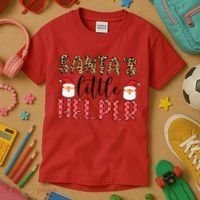 Santa's Little Helper Kids T-Shirt thumb 3