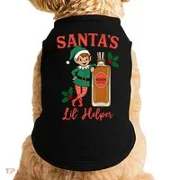 Santas Lil Helper Doggie Tank thumb 0