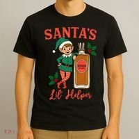 Santas Lil Helper T-Shirt thumb 3
