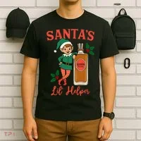 Santas Lil Helper T-Shirt thumb 6