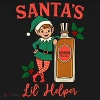 Santas Lil Helper T-Shirt thumb 7