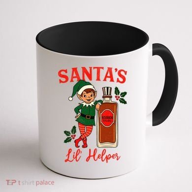 Santas Lil Helper Coffee Mug back