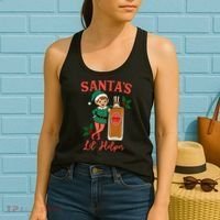 Santas Lil Helper Women's Tank Top thumb 2