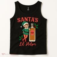 Santas Lil Helper Tank Top thumb 2