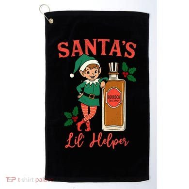 Santas Lil Helper Golf Towel