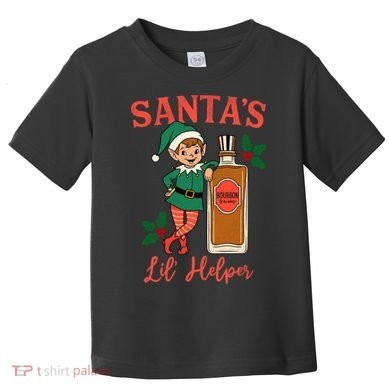 Santas Lil Helper Toddler T-Shirt