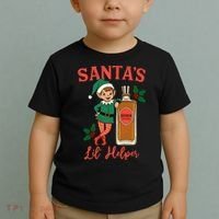 Santas Lil Helper Toddler T-Shirt thumb 2