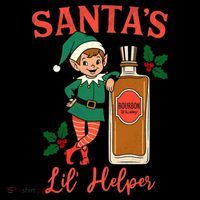 Santas Lil Helper Women's Long Sleeve Shirt thumb 2