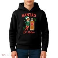 Santas Lil Helper Kids Hoodie thumb 4